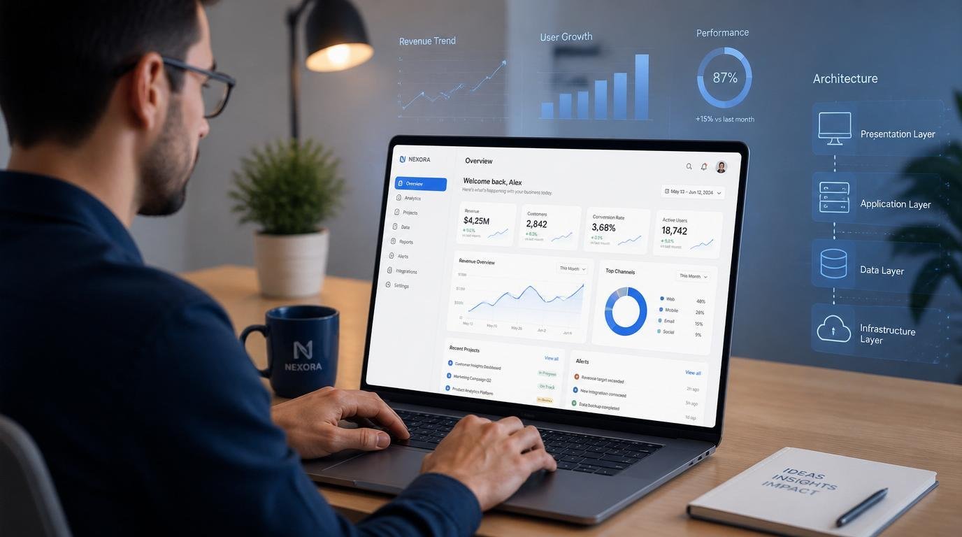 custom AI development company, UI design services, AI strategy consulting