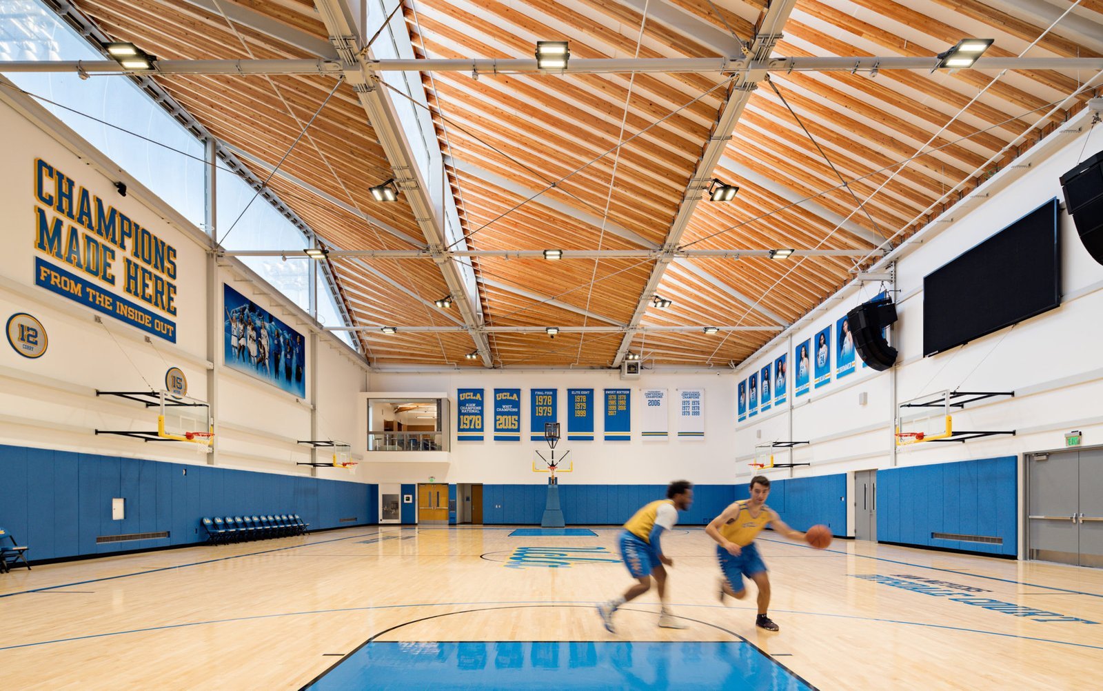 indoor basketball court trends